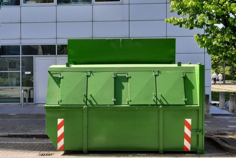 Kontejner 5 m³ na suť po rekonstrukci koupelny – Polička, Tříděná suť (obklady, cihla), likvidace s dokladem